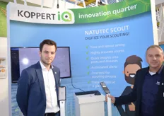 Tom Vroegop and Arie Verloop of Koppert Biological Systems proudly presents the Natutec Scout app